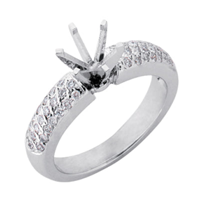 White Gold Engagement Ring - EN6502WG