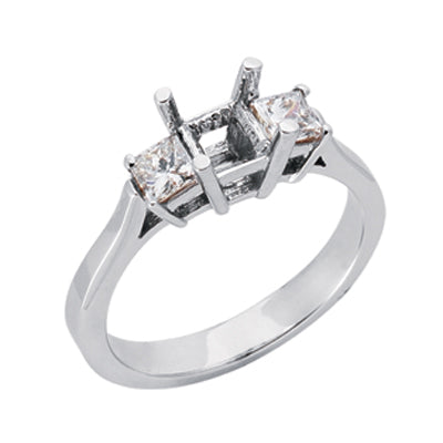 White Gold Engagement Ring - EN6509WG