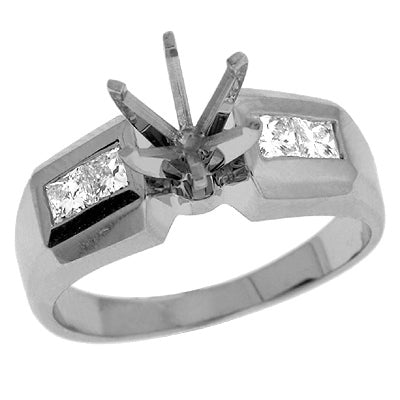 Platinum Engagement Ring - EN6512-PL