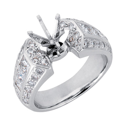 White Gold Engagement Ring - EN6518WG