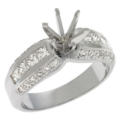 Platinum Engagement Ring - EN6524-PL