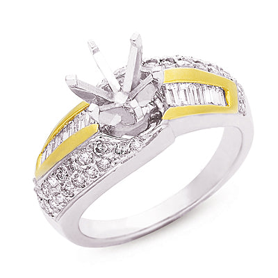 Platinum Engagement Ring - EN6534-PL