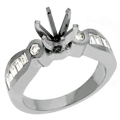 White Gold Engagement Ring - EN6537WG