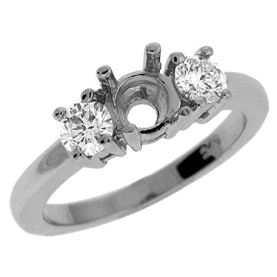 Platinum Engagement Ring - EN6547-PL