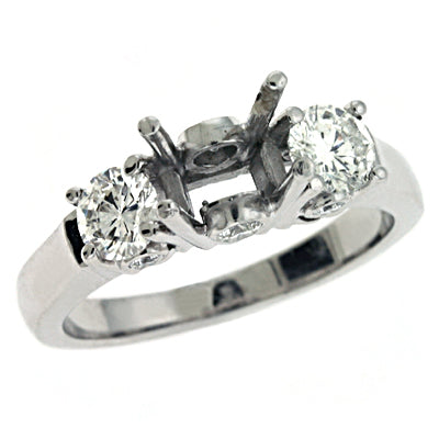 Platinum Engagement Ring - EN6548-PL