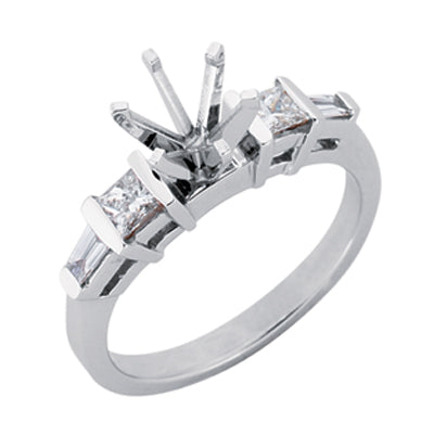 White Gold Engagement Ring - EN6570WG