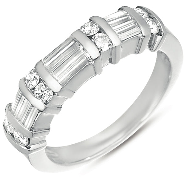 White Gold Matching Band - EN6574-BWG