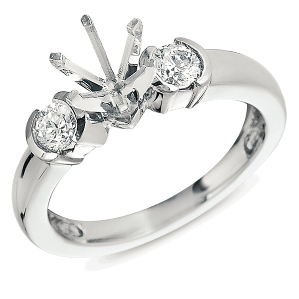 White Gold Engagement Ring - EN6591WG