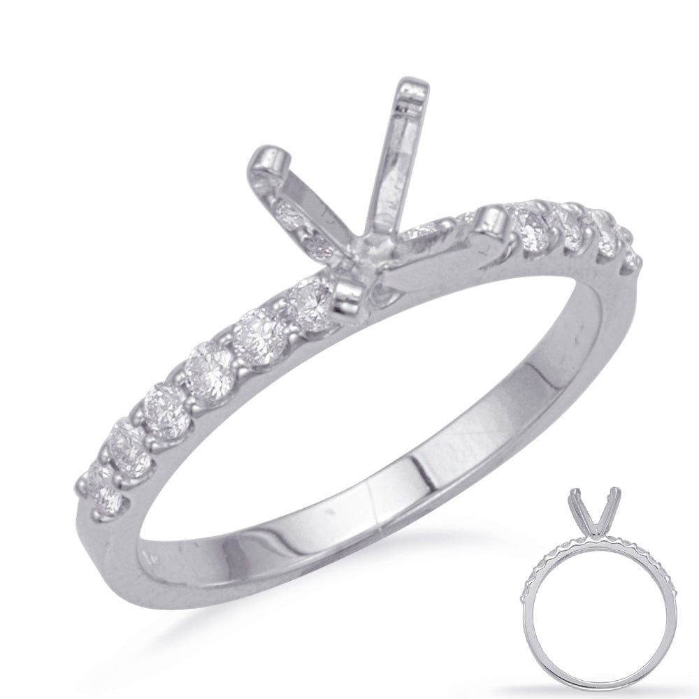 White Gold Engagement Ring - EN6593WG