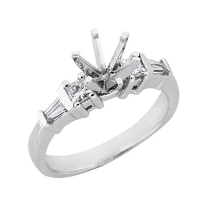 Platinum Engagement Ring - EN6595-PL