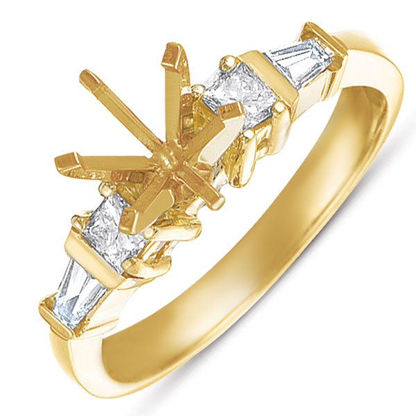 Yellow Gold Engagement Ring - EN6595YG