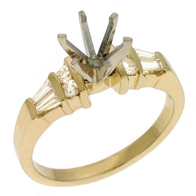 Yellow Gold Engagement Ring - EN6598