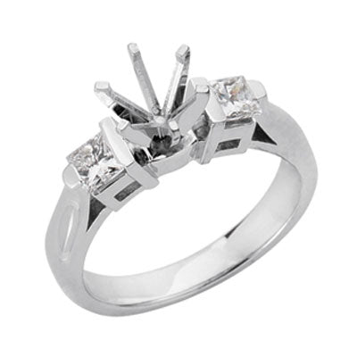 Platinum Engagement Ring - EN6604-PL