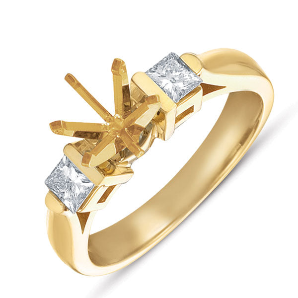 Yellow Gold Engagement Ring - EN6604YG