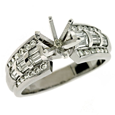 White Gold Engagement Ring - EN6611WG