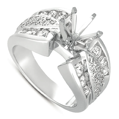 White Gold Engagement Ring - EN6613WG