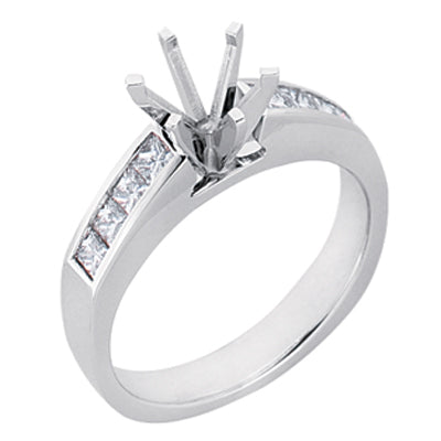 White Gold Engagement Ring - EN6624WG