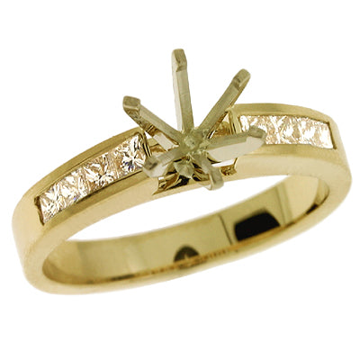 Yellow Gold Engagement Ring - EN6624YG