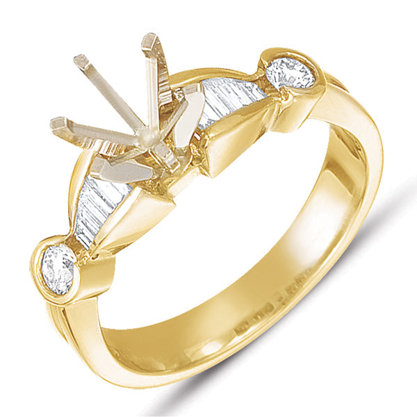 Yellow Gold Engagement Ring - EN6626