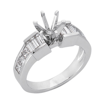 Platinum Engagement Ring - EN6632-PL