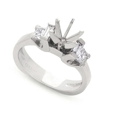 Platinum Engagement Ring - EN6635-PL