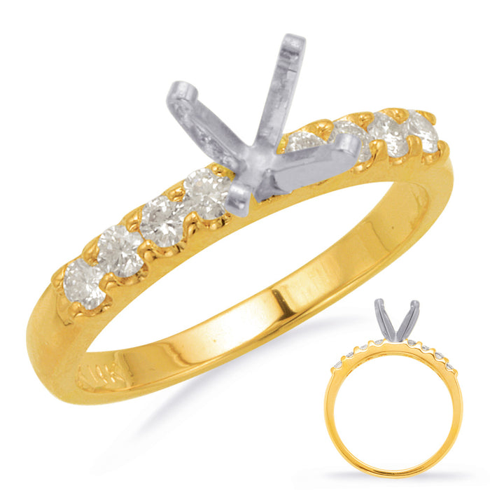 Yellow Gold Engagement Ring - EN6637YG