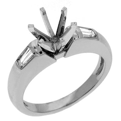 Platinum Engagement Ring - EN6639-PL