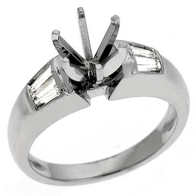 White Gold Engagement Ring - EN6640WG