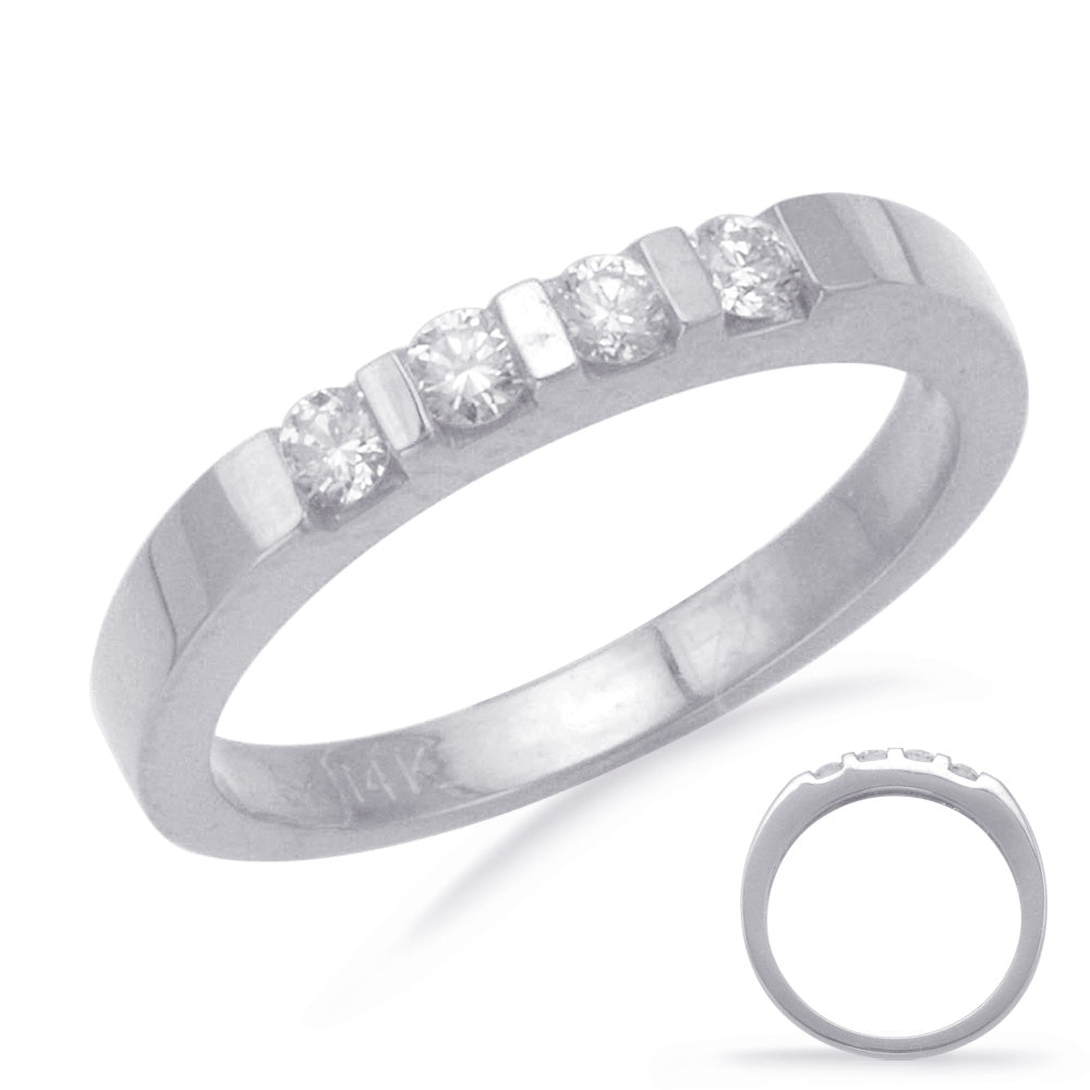 White Gold Matching Band - EN6641-BWG