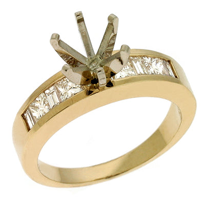 Yellow Gold Engagement Ring - EN6643YG