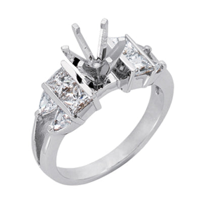 Platinum Engagement Ring - EN6644-PL