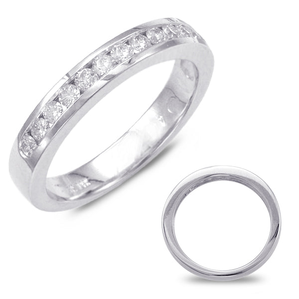 White Gold Matching Band - EN6648-BWG