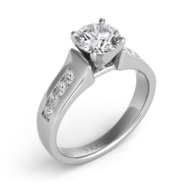 Platinum Engagement Ring - EN6648-PL