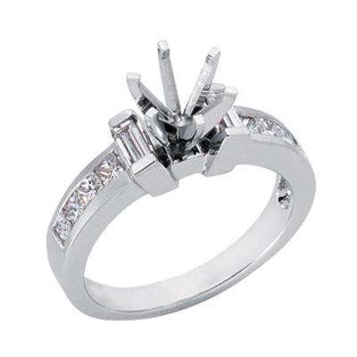 Platinum Engagement Ring - EN6655-PL