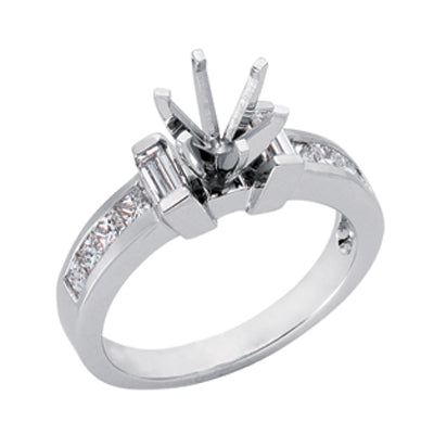 White Gold Engagement Ring - EN6655WG