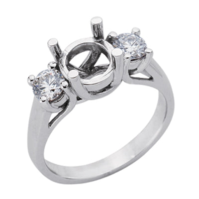 Platinum Engagement Ring - EN6679-PL