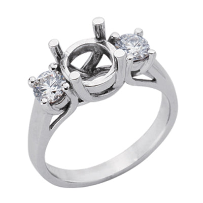 White Gold Engagement Ring - EN6679WG