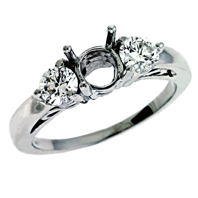 Platinum Engagement Ring - EN6681-PL