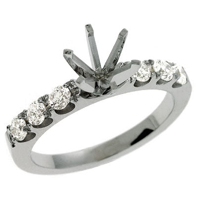 White Gold Engagement Ring - EN6688WG