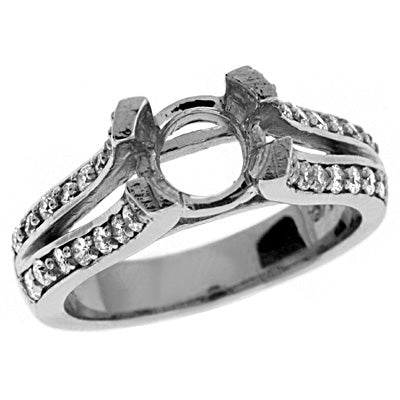 Platinum Engagement Ring - EN6690-PL