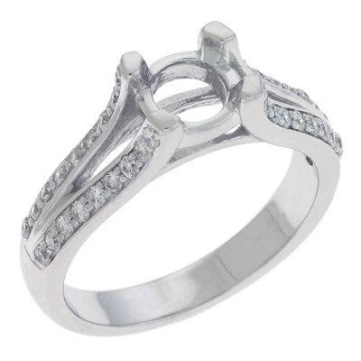 White Gold Engagement Ring - EN6692WG