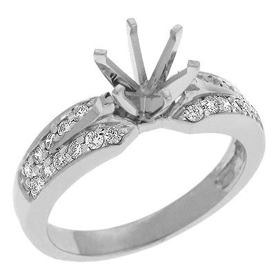 Platinum Engagement Ring - EN6694-PL