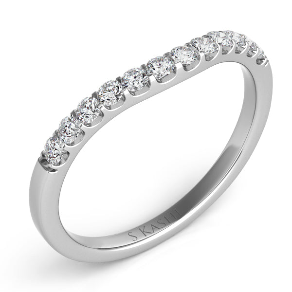 White Gold Matching Band - EN6695-BWG