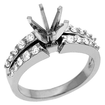 Platinum Engagement Ring - EN6696-PL