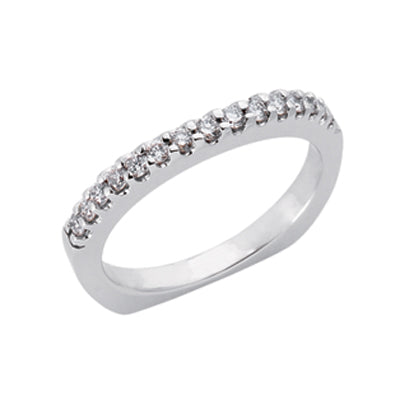 White Gold Matching Band - EN6698-BWG