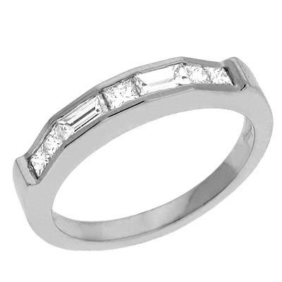 White Gold Diamond Band - EN6703-BWG