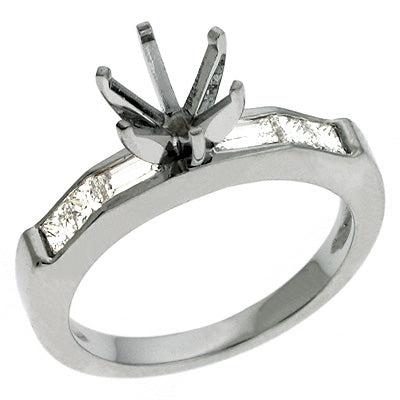 Platinum Engagement Ring - EN6703-PL