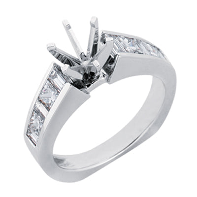 Platinum Engagement Ring - EN6704-PL