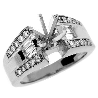 White Gold Engagement Ring - EN6709WG