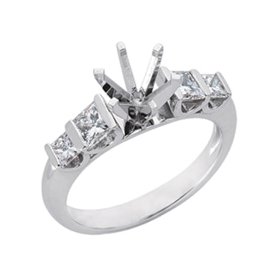 White Gold Engagement Ring - EN6710WG